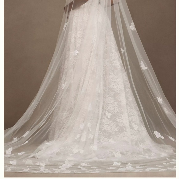 Anthropologie WATTERS CHARLOTTE CATHEDRAL VEIL - Picture 8 of 9